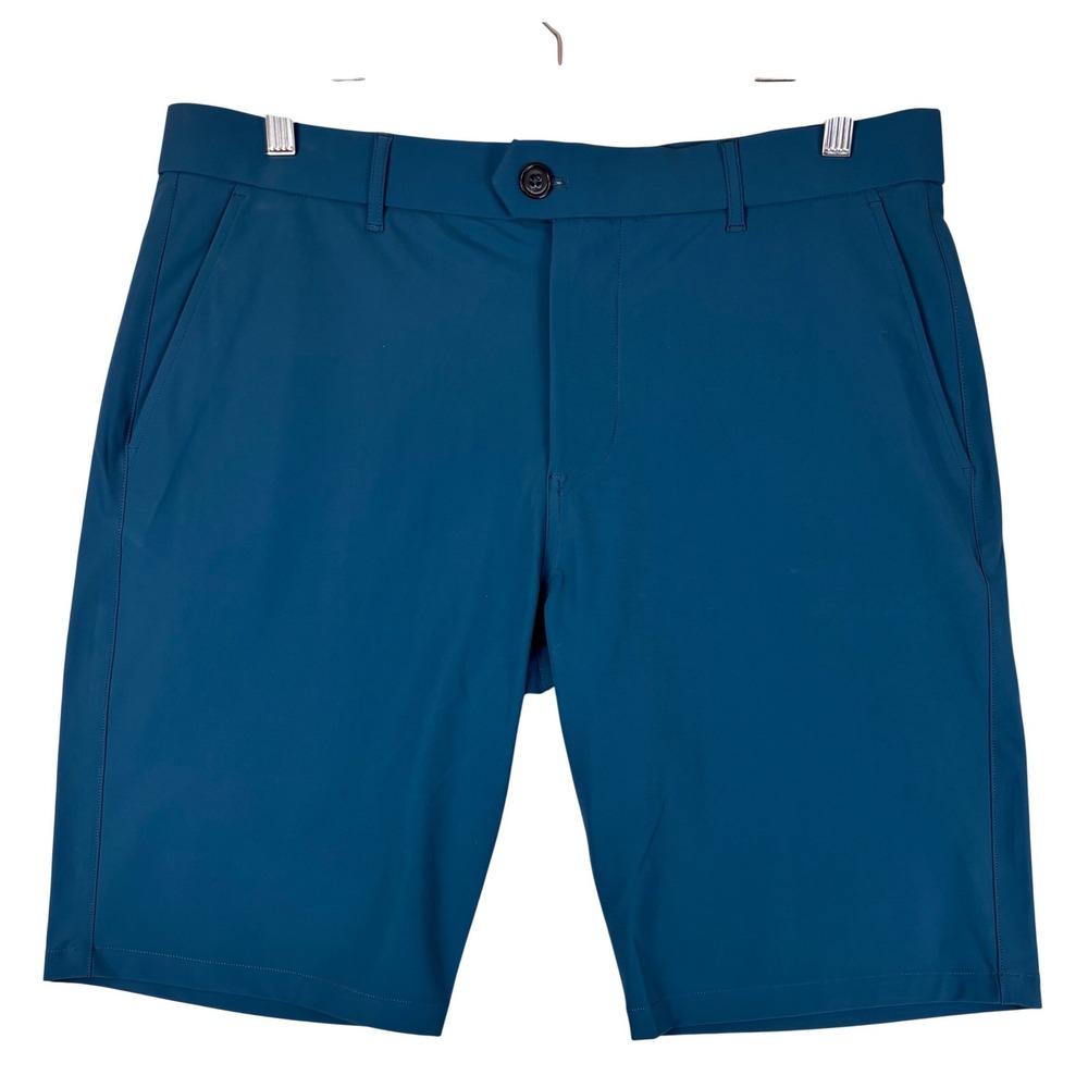Greyson Clothiers Montauk Performance Golf Shorts Teal Blue Mens 36 (Fits 38)